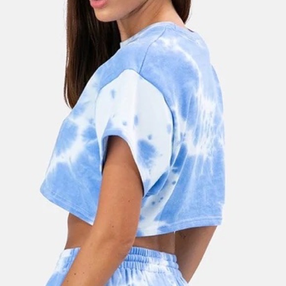 Adika Tie Dye Jersey Crop Top - Picture 2 of 9